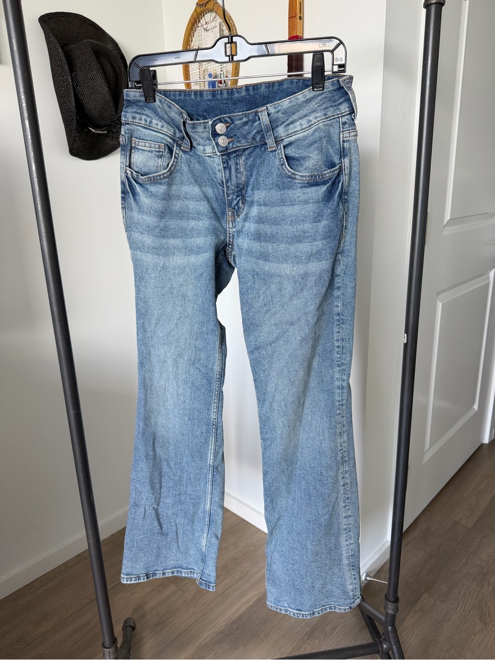 H&M Light Blue Flared Jeans
